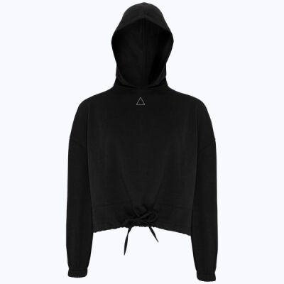 The Base Cropped Oversized Hoodie Thumbnail